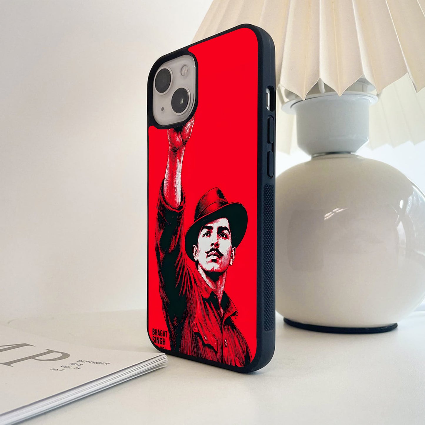 Bhagat Singh Revolution Glass Case