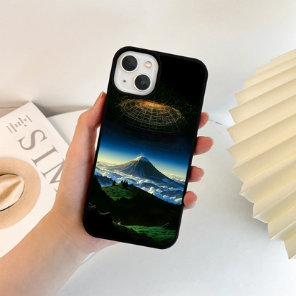 Cosmic Mountain Portal Glass Case