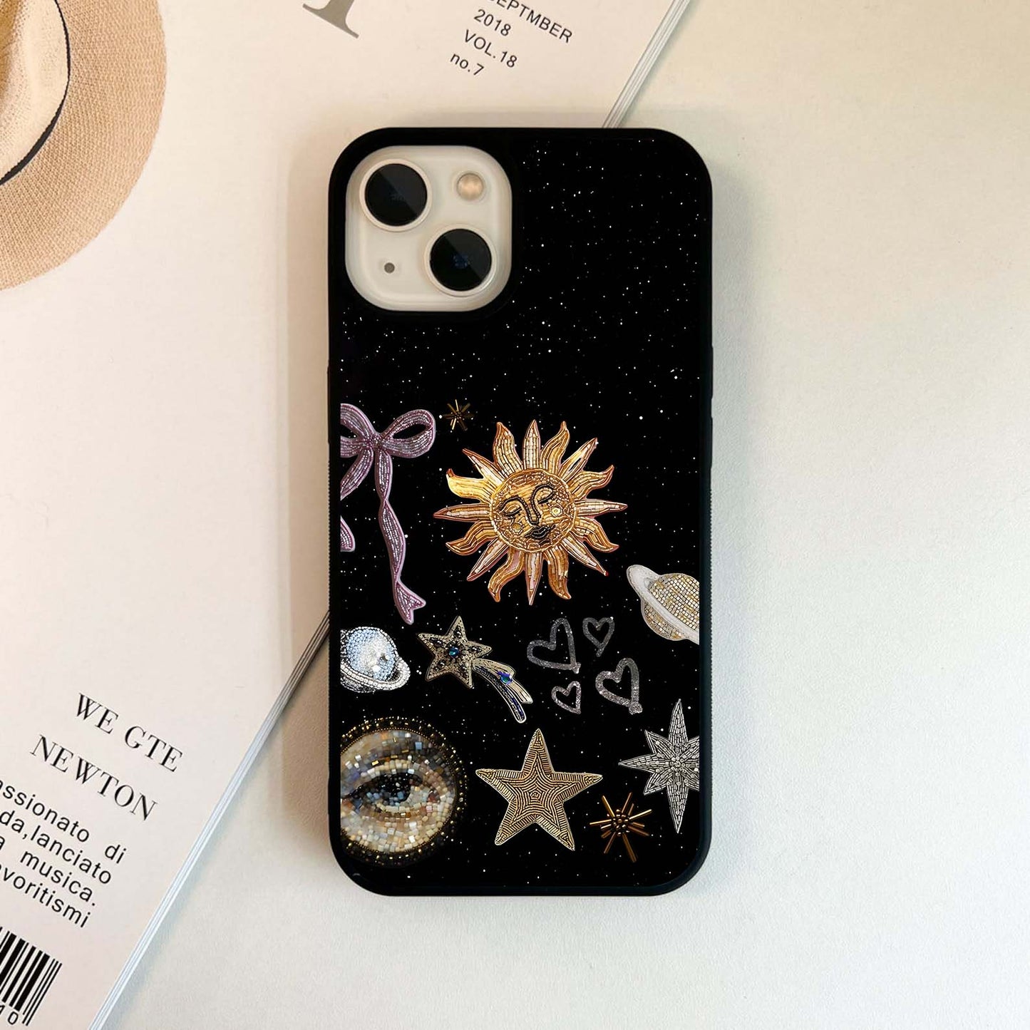 Galactic Sun Charm Glass Case