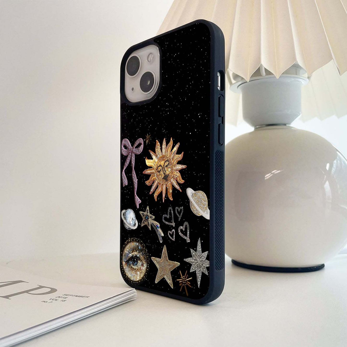 Galactic Sun Charm Glass Case