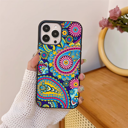 Multiple Mandala Art Pattern Glass Case