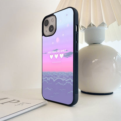 Pixel Aesthetic Glass Case