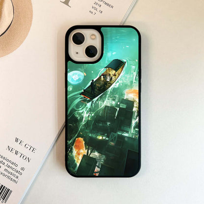 Neon Depth Voyage Glass Case