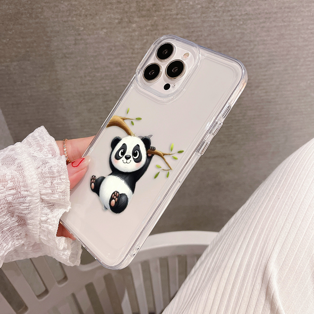 Playful Panda Swing Clear Silicon Cover