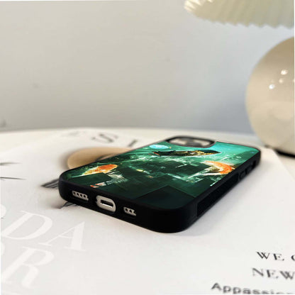 Neon Depth Voyage Glass Case