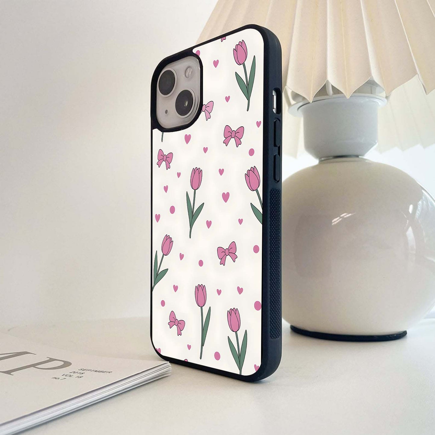 Tulip Garden Dream Glass Case