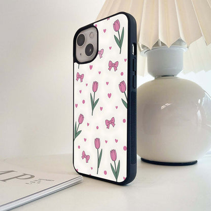 Tulip Garden Dream Glass Case