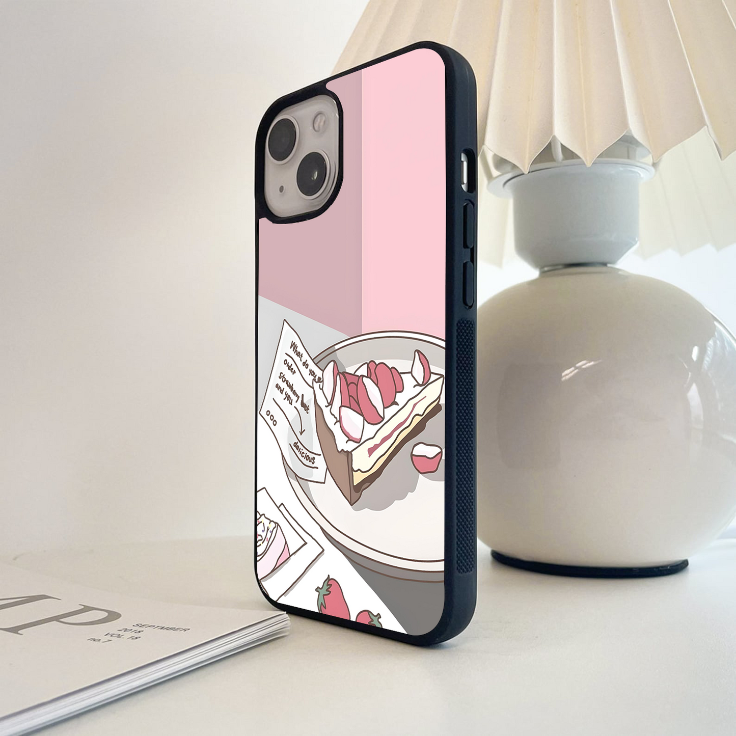 Slice Cake Of Love Glass Case