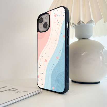 Heartline Pastel Mix Glass Case