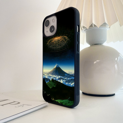 Cosmic Mountain Portal Glass Case