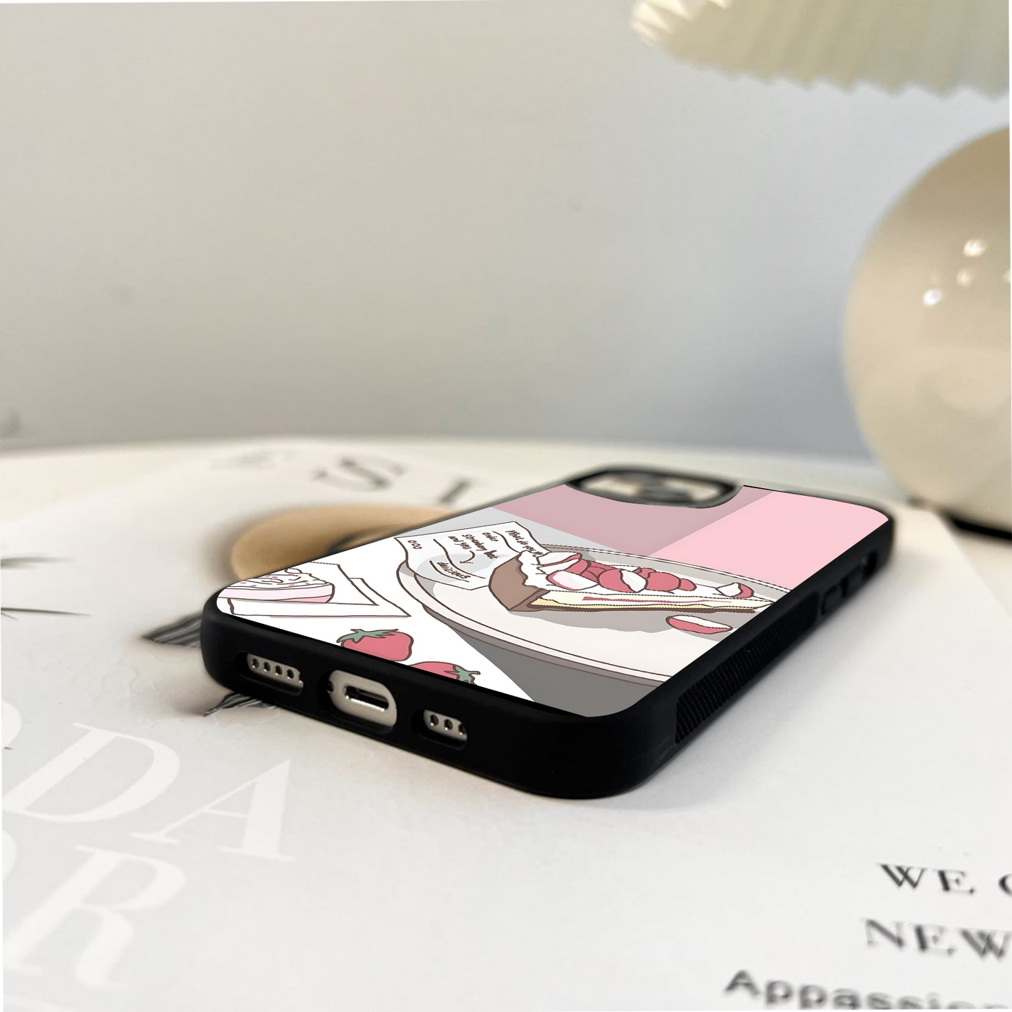 Slice Cake Of Love Glass Case