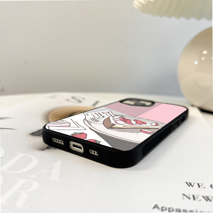 Slice Cake Of Love Glass Case