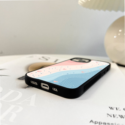 Heartline Pastel Mix Glass Case