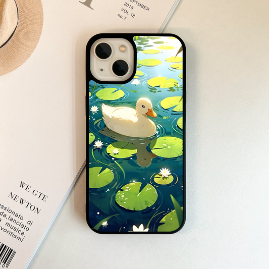 Serene Pond Wanderer Glass Case