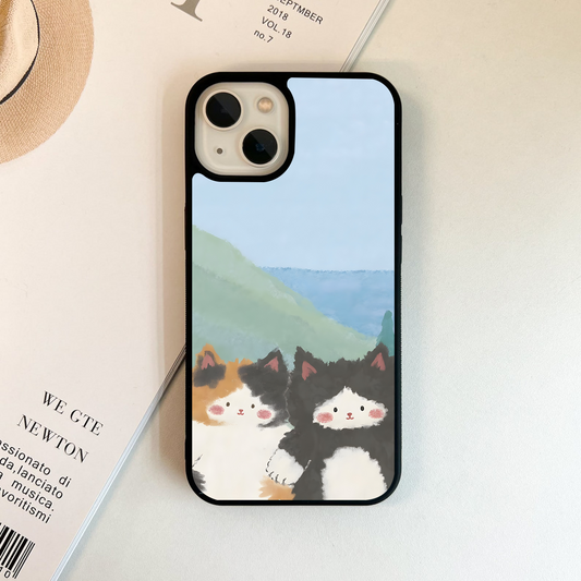 Puffy Pals Forever Glass Case