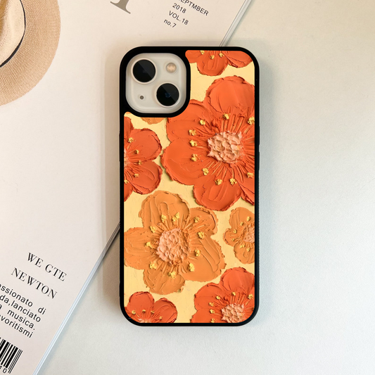 Sunset Texture Garden Glass Case