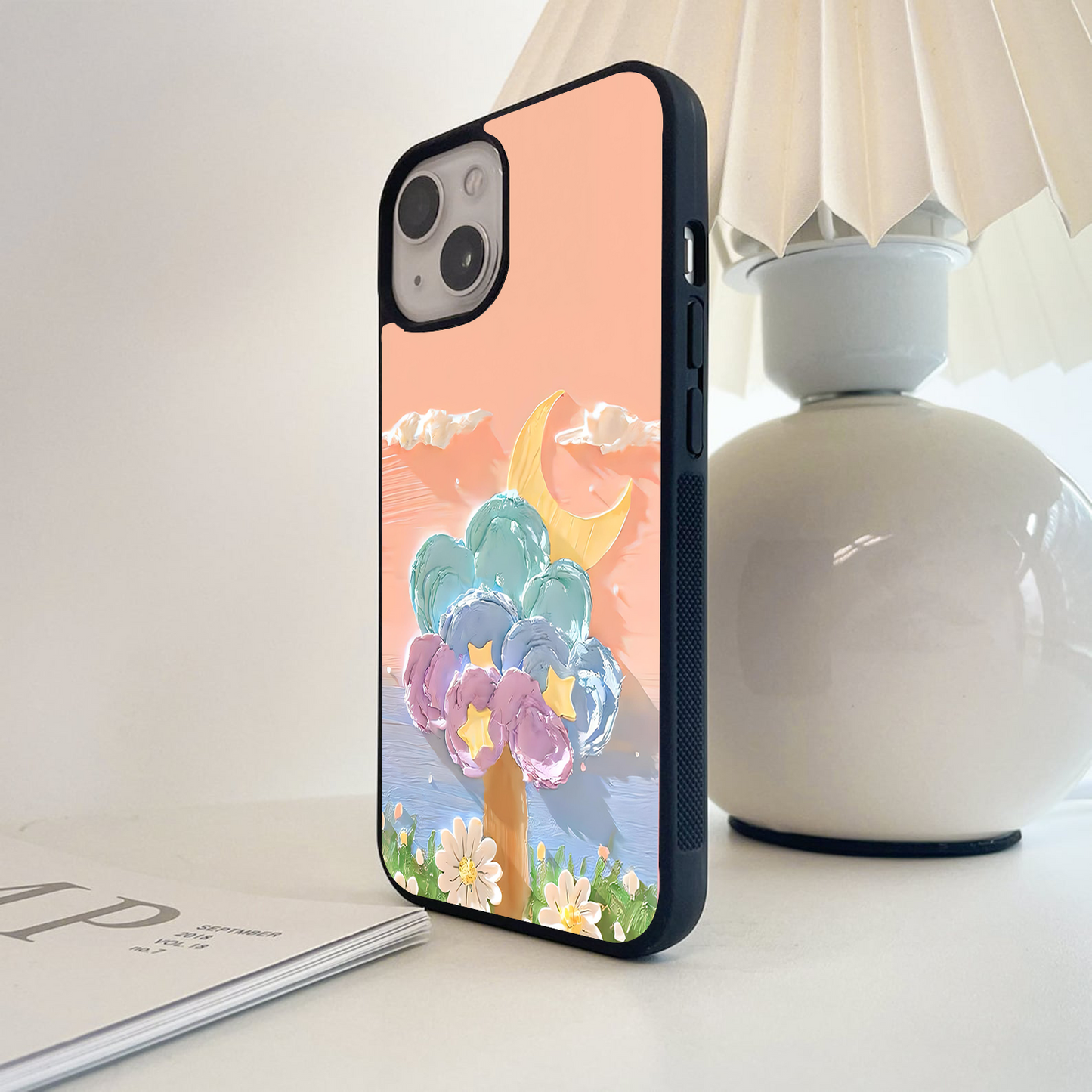 Cotton Sky Dreams Glass Case