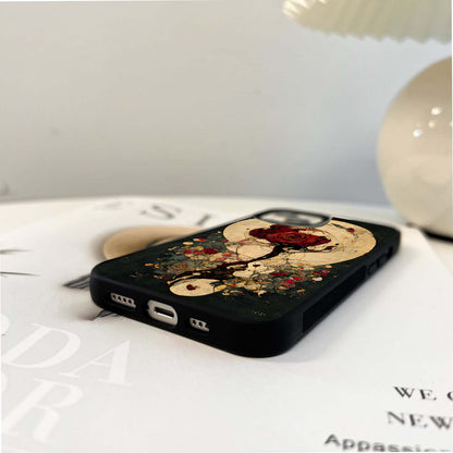 Twilight Rose Spell Glass Case