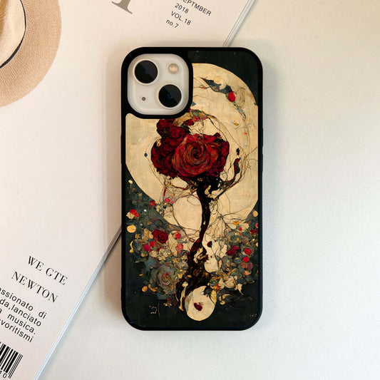 Twilight Rose Spell Glass Case