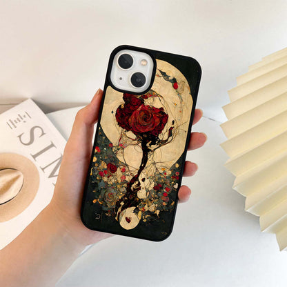 Twilight Rose Spell Glass Case