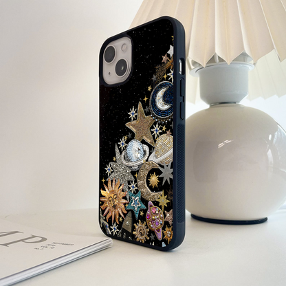 Cosmic Sparkle Dreams Glass Case