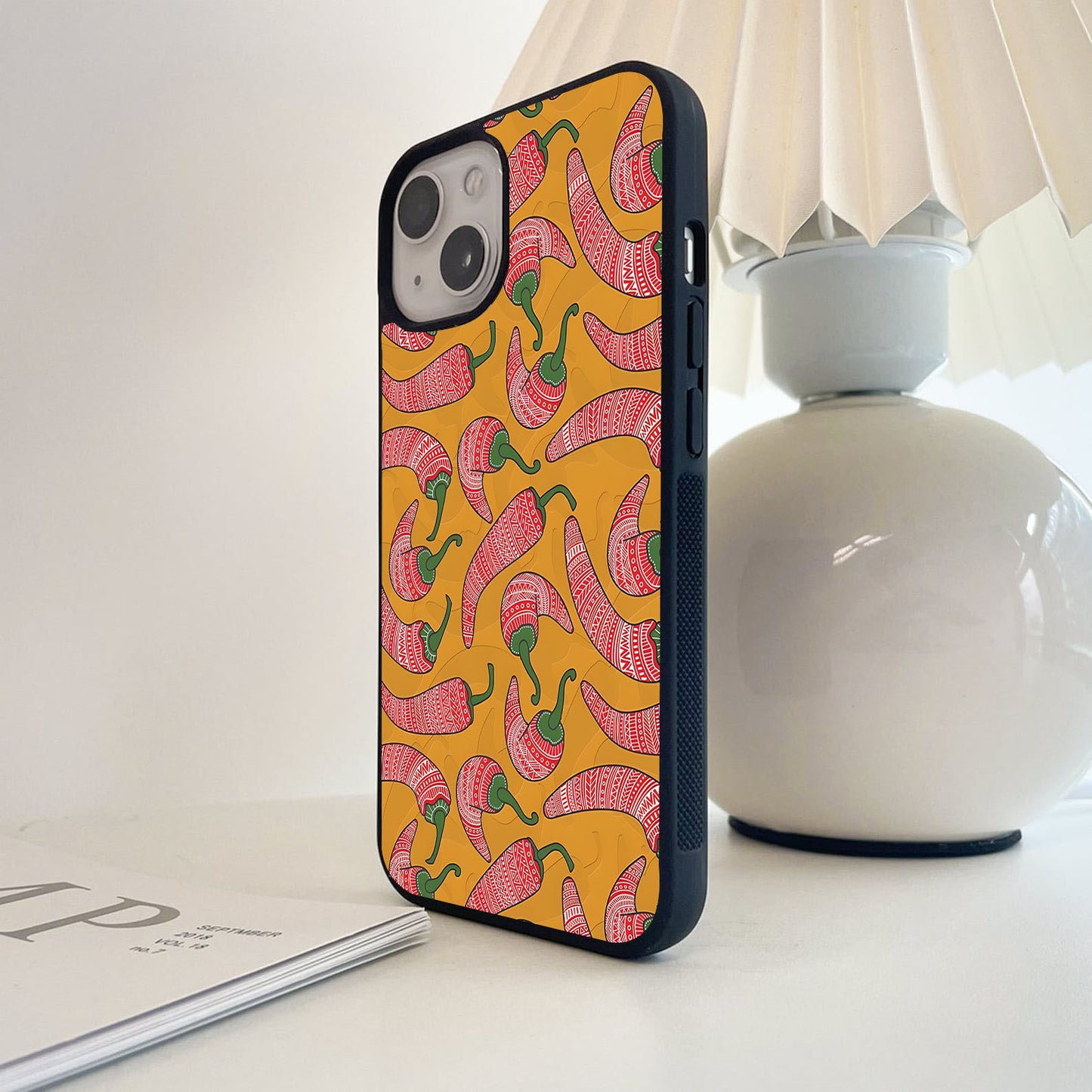 Spicy Pepper Glass Case