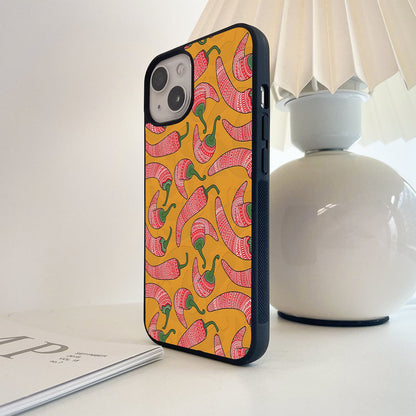 Spicy Pepper Glass Case