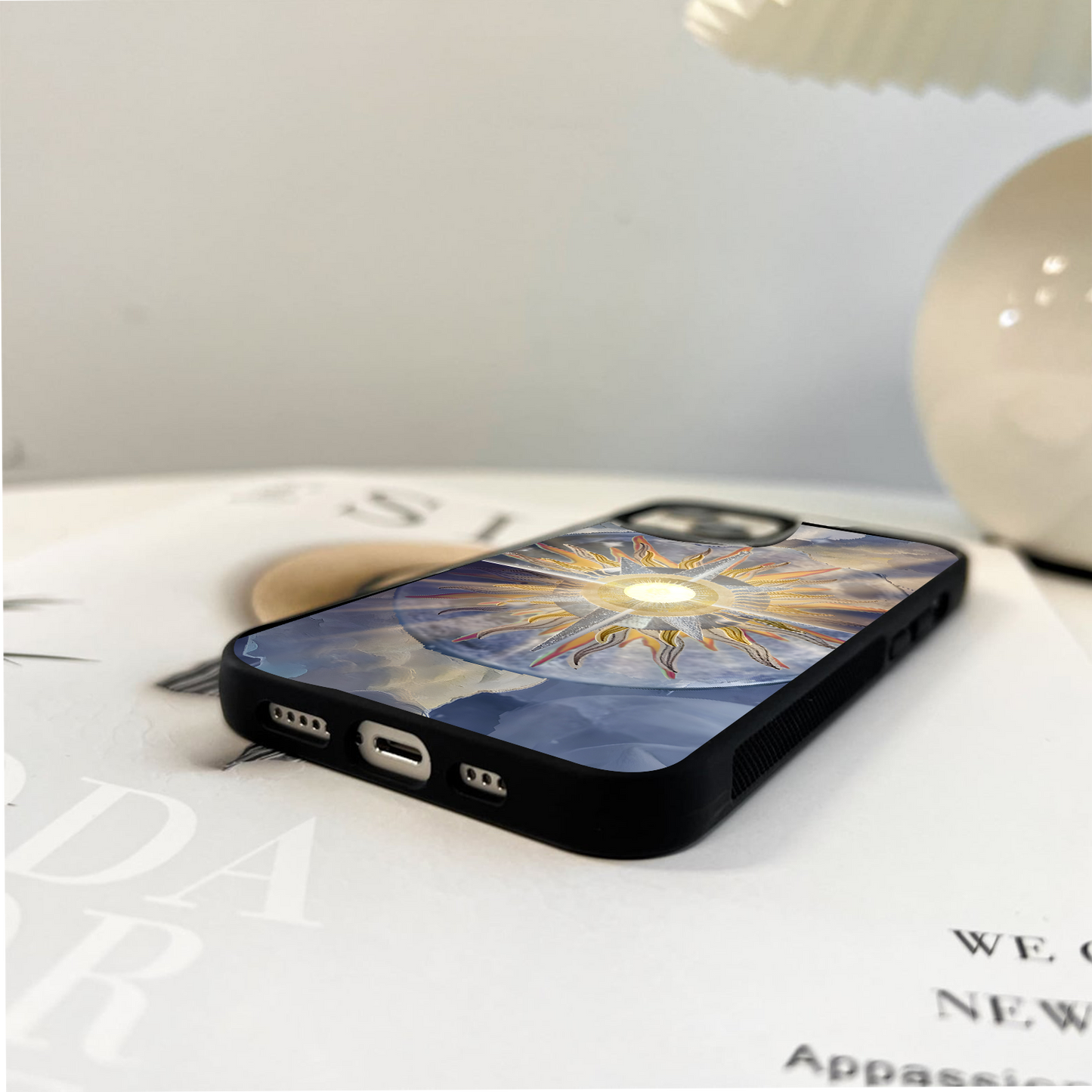 Divine Sky Radiance Glass Case