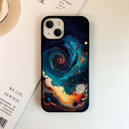 Galactic Vortex Fire Glass Case