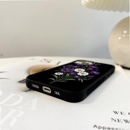 Dark Flowers Shades Glass Case