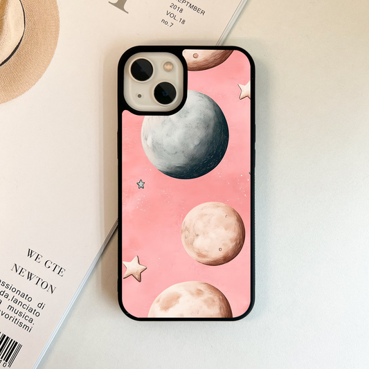 Moons Above Stardust Glass Case