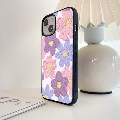 Pastel Petal Paradise Glass Case