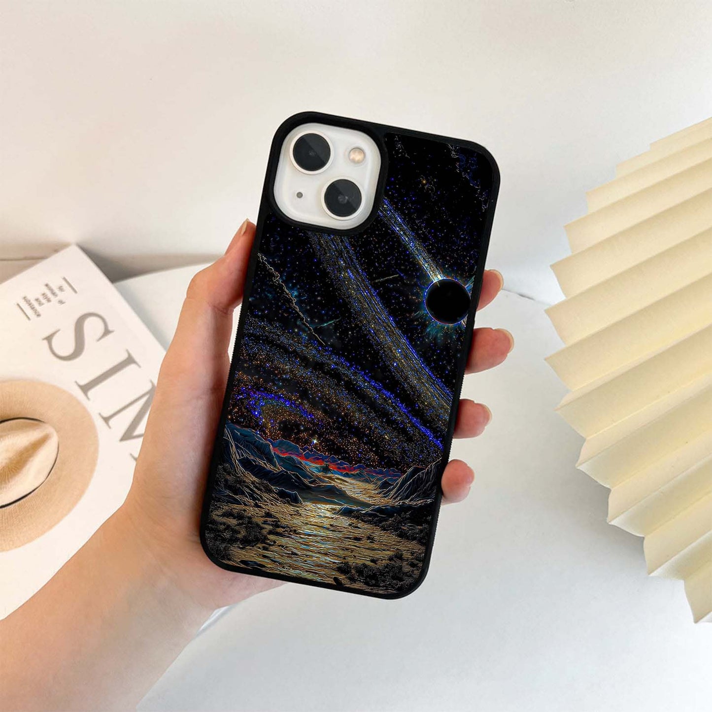 Galaxy River Dreams Glass Case