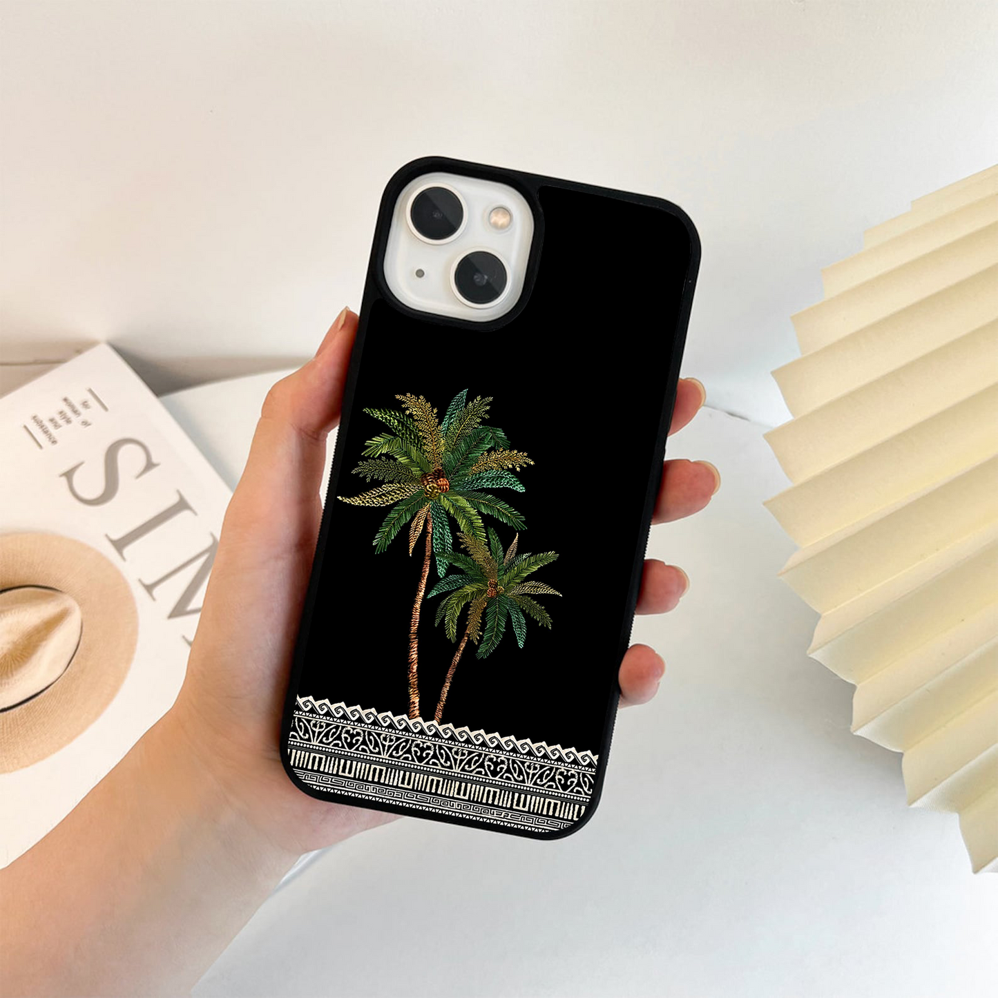 Palm Island Charm Glass Case