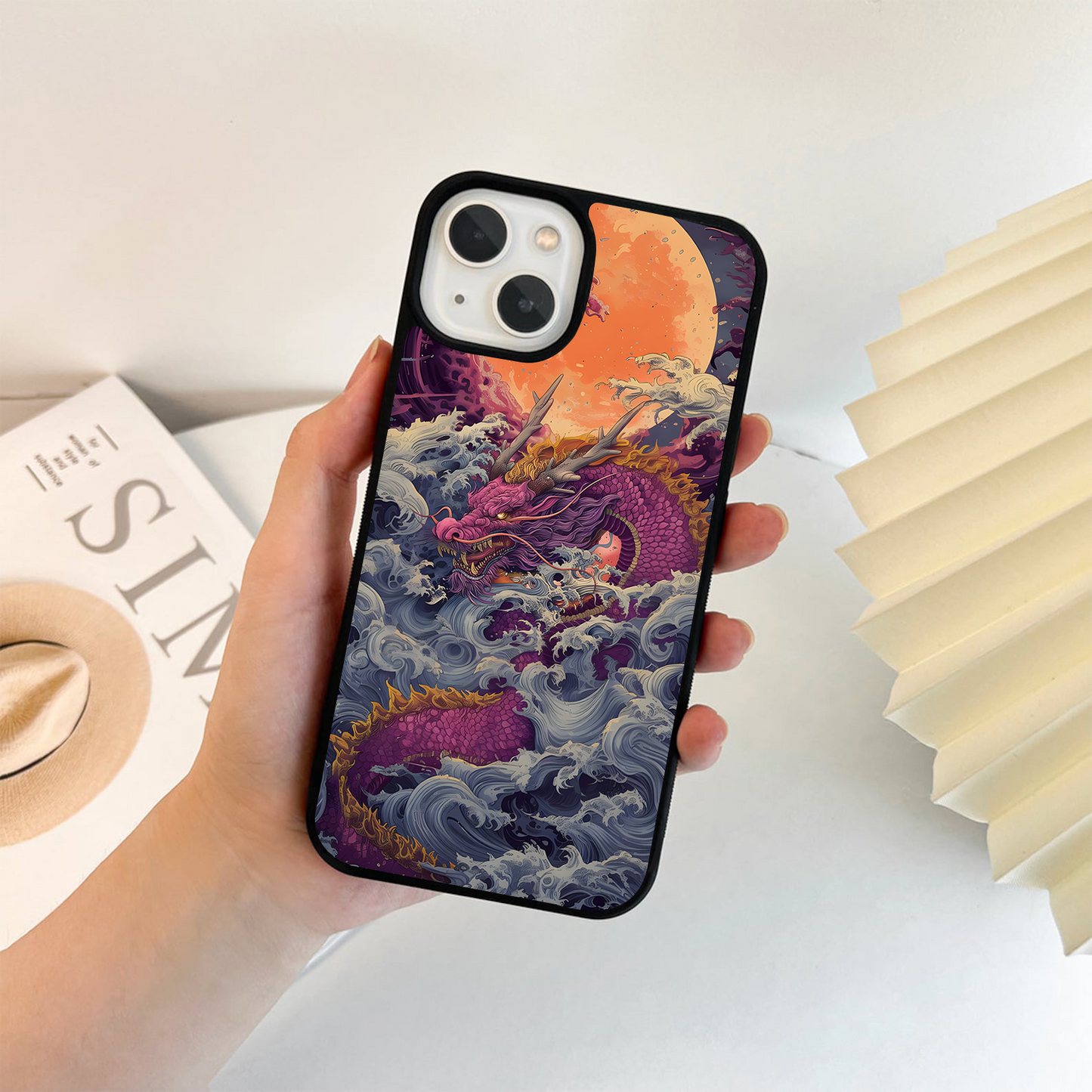 Dragon Moon Tide Glass Case