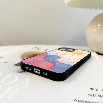 Sunrise Bunny Bliss Glass Case