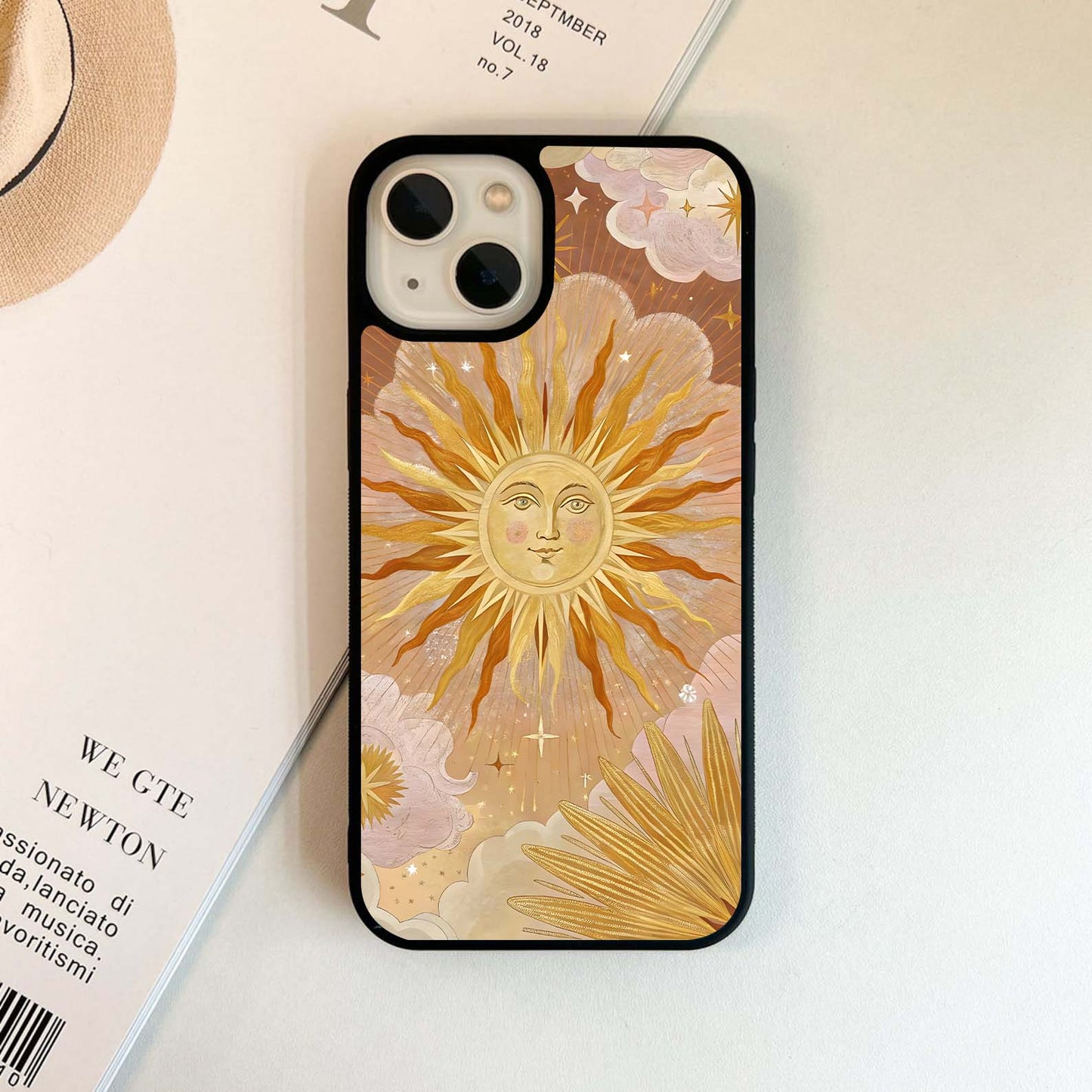 Golden Radiance Sky Glass Case