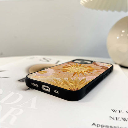 Golden Radiance Sky Glass Case