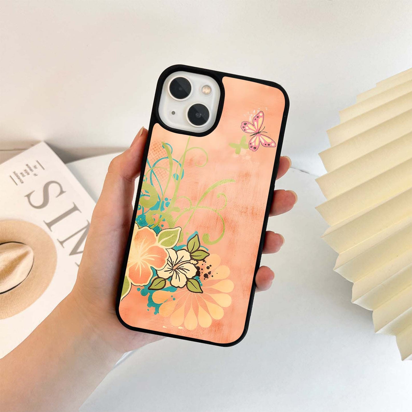 Peach Blossom Flight Glass Case