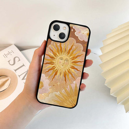 Golden Radiance Sky Glass Case