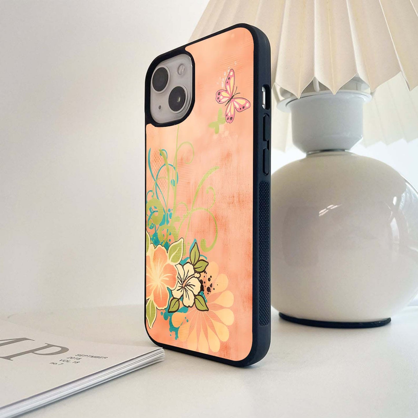 Peach Blossom Flight Glass Case