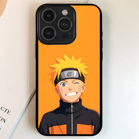 Naruto Happy Smile Glass Case
