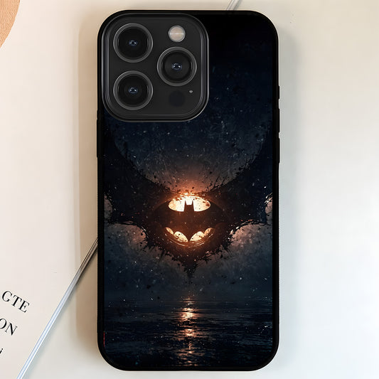 Batman Dark Emblem Glass Case