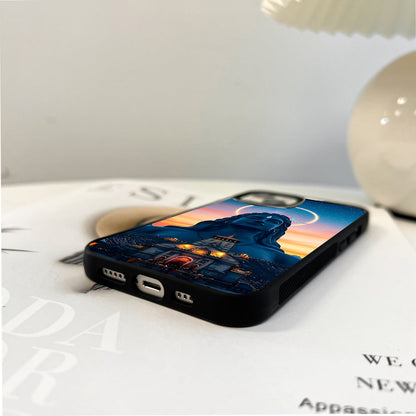 Celestial Shiva Dawn Glass Case