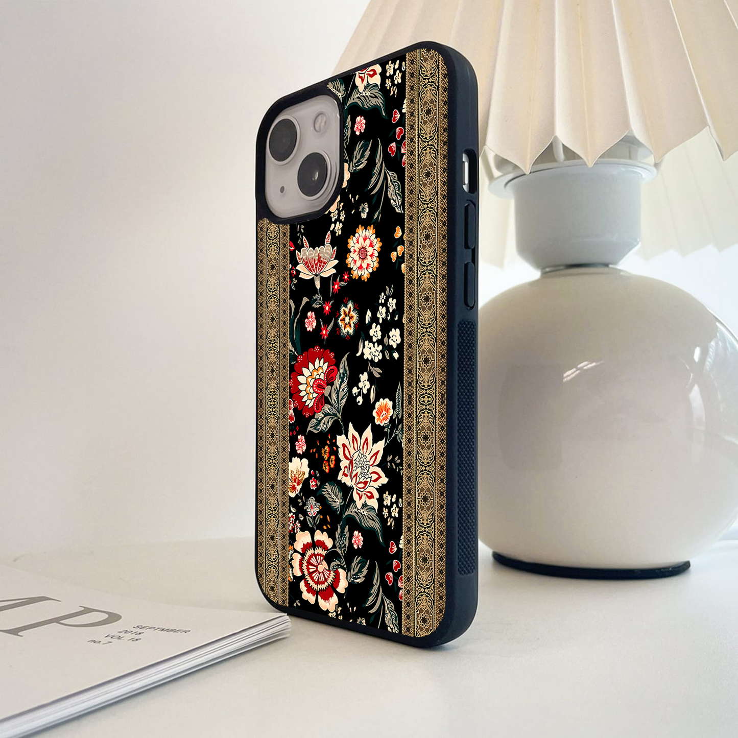 Crimson Folk Charm Glass Case