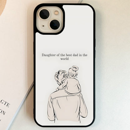 Daddy's Little Princess Glass Case