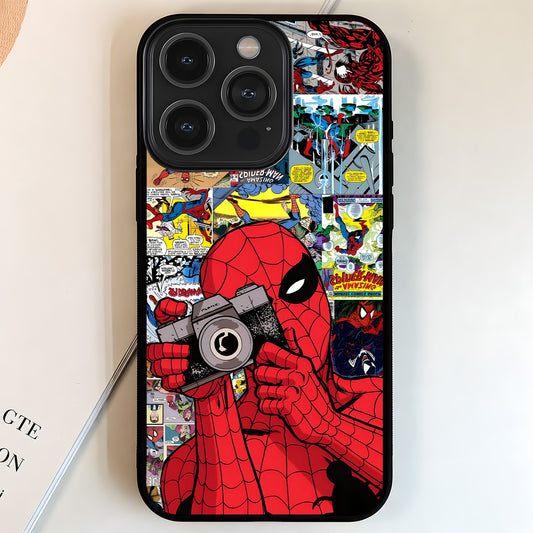 Spider Comic Chaos Glass Case