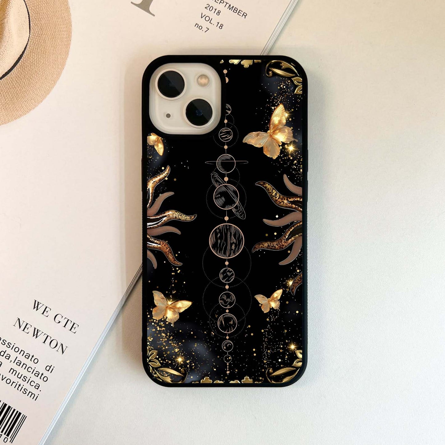 Celestial Gold Harmony Glass Case