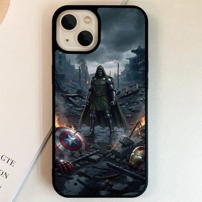 Doctor Doom Fallen Avengers Glass Case