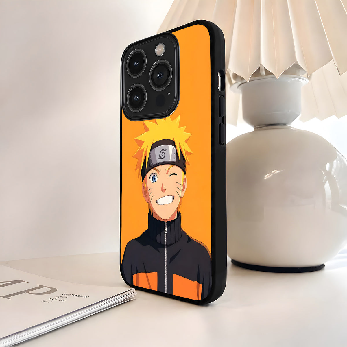 Naruto Happy Smile Glass Case